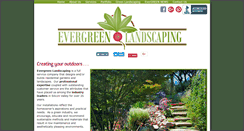 Desktop Screenshot of evergreen-landscaping.net